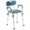 Flash Furniture 15" L, Plastic, Aluminum, Navy Quick Release Bath Chair DC-HY3523L-NV-GG - alternate 10